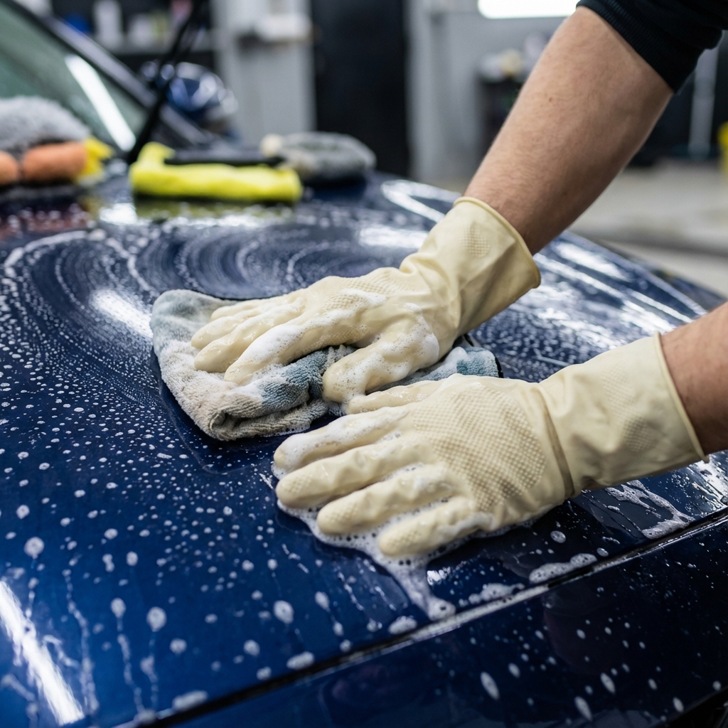Professional car washing